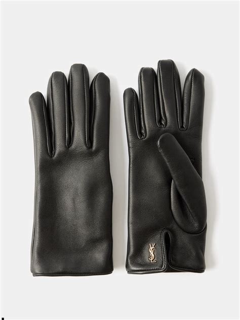 ysl leather gloves|HATS AND GLOVES .